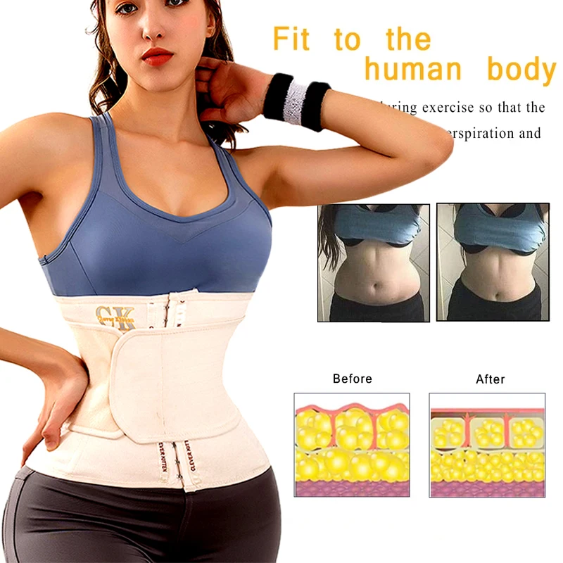 XS Women Waist Trainer Strap new Tummy Control Cincher Abdomen Trimmer Fas Colombianas Girdles Body Shaper 2025 Belly Band Sports Belt