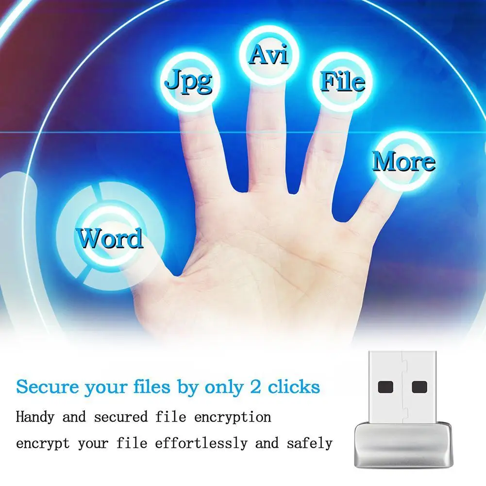 U7 U8 USB Fingerprint Reader For Windows 10 Hello PC Laptop Fingerprint Reader Password-Free Login USB Module