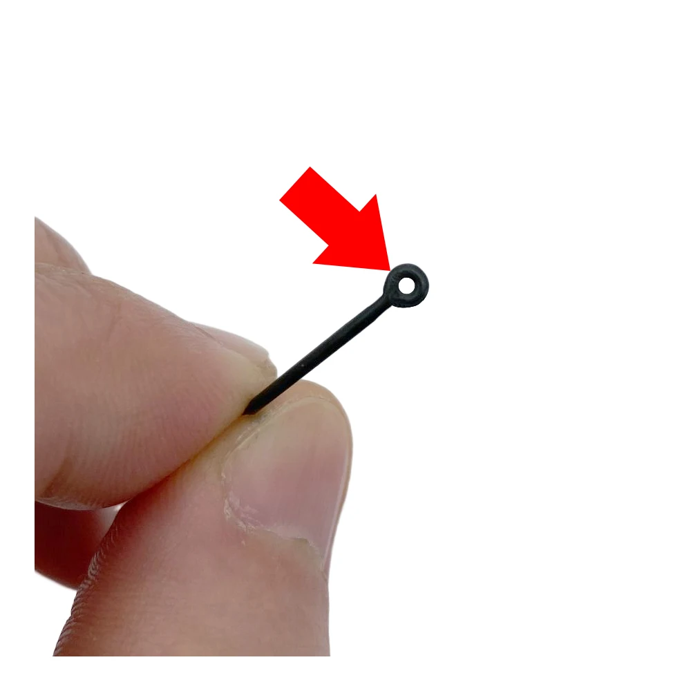 50pcs European Carp Fishing Hook Triangular Carp Hook Rhombus Barbs electroplating coating Circled bottom carp hook