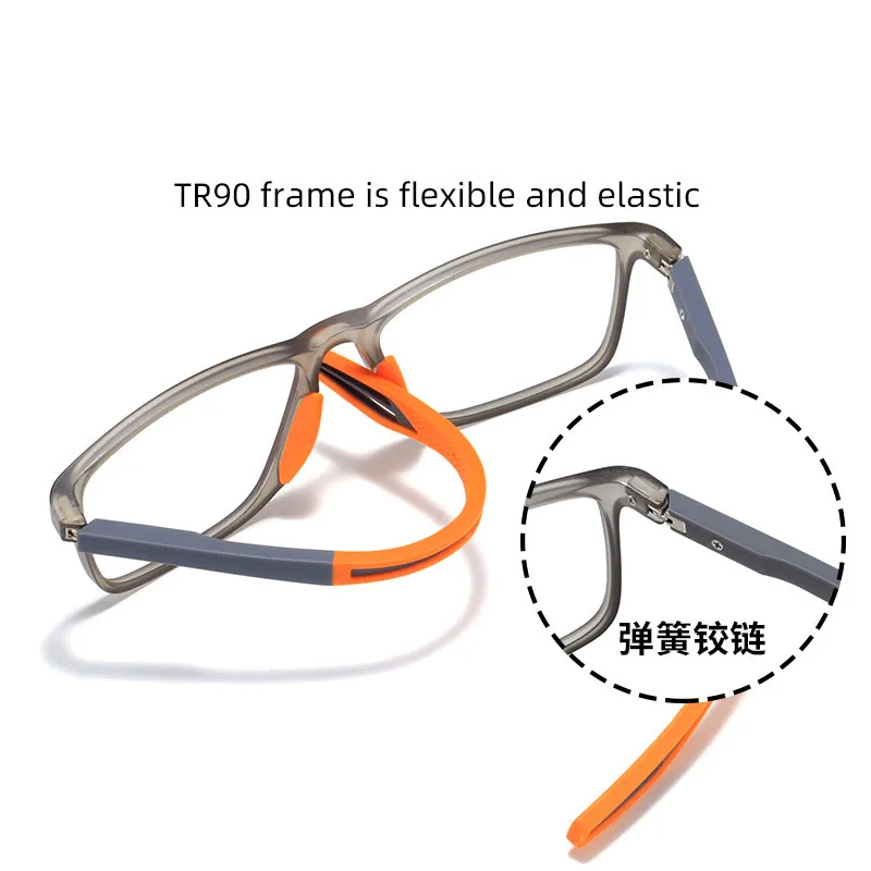 Ultralight TR90 Reading Glasses Frame for Men Women Anti Blue Light Presbyopia Sport Eyeglasses Computer Eyewear 0 +1.0to+4.0