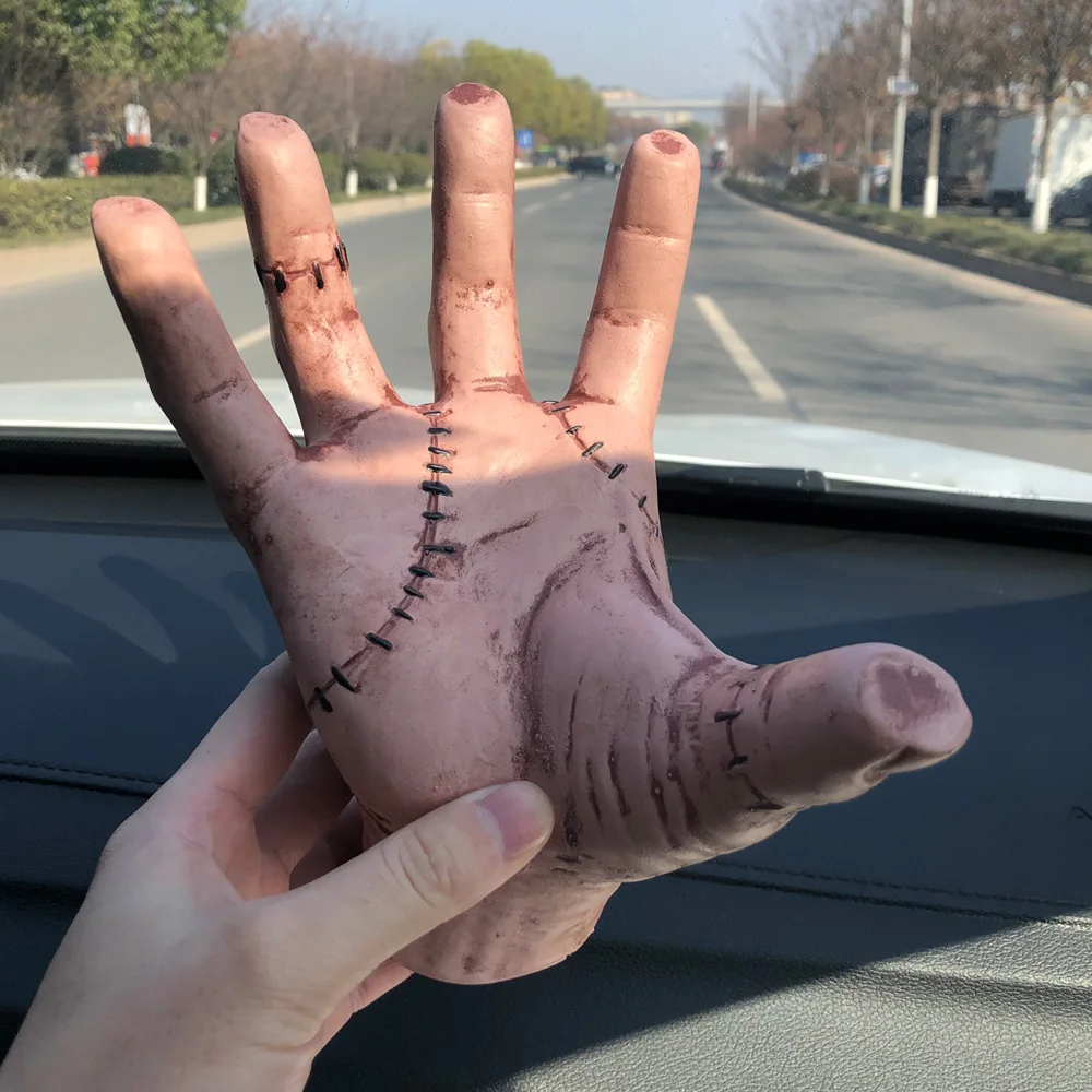 Horror Wednesday 2025 Thing Hand From Addams Family Cosplay Latex new Figurine Home Decor Desktop Crafts Halloween Party Costume Prop