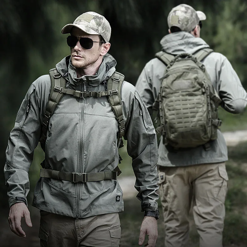 Lightweight Sets Men Outdoor 2025 Multi-pocket Wear-resistant Cargo Jackets+Waterproof new Pants City Commute Combat Suit
