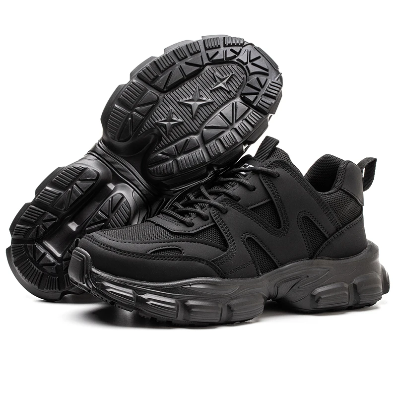 New Women Safety Shoes Anti-smash Anti-puncture Work Shoes Breathable Lightweight new Work Sneakers Indestructible Women 2025 Shoes Boots