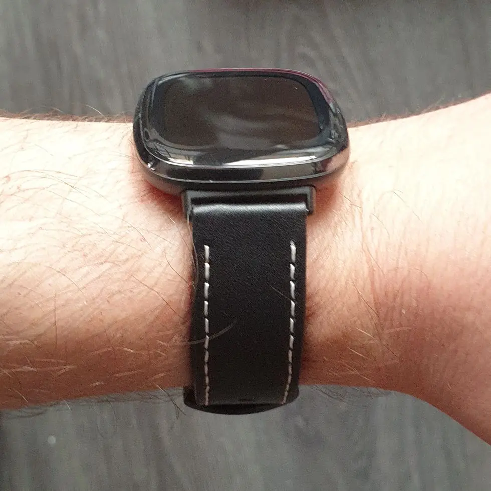 Leather Bracelet Strap For Fitbit Versa 3 4 Sense 2 Band Genuine Leather Smart Watch Strap Replacement Wrist