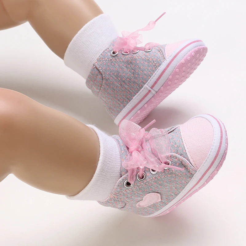 HAIZHIW Cute Spring Autumn Newborn Girl Sneakers Shoes Causal 2025 Sports Infant Toddler Soft Sole Anti-slip Baby new Shoes First Walker