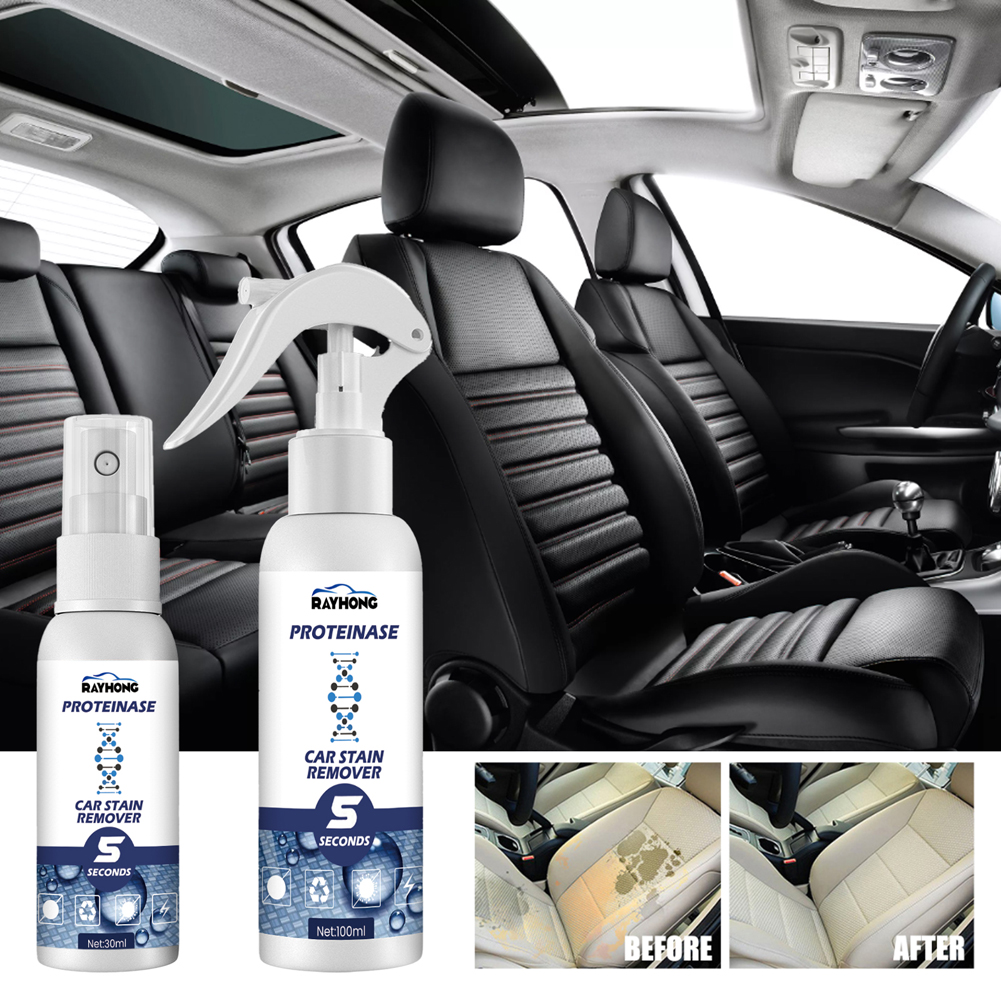Interior Agent 30/100ml Multifunctional Car Cleaner Multipurpose Auto Roof Dash for Cleaning Maintenance