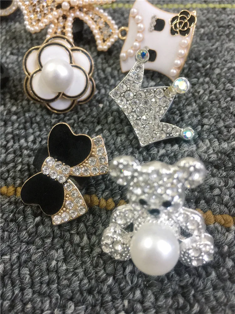 New Design 2025 Rhinestone Shoelace Decorations Diy Jewelry Shoe Lace new Decor Women Sneakers Charms Metal Buckle Accessories For Shoes