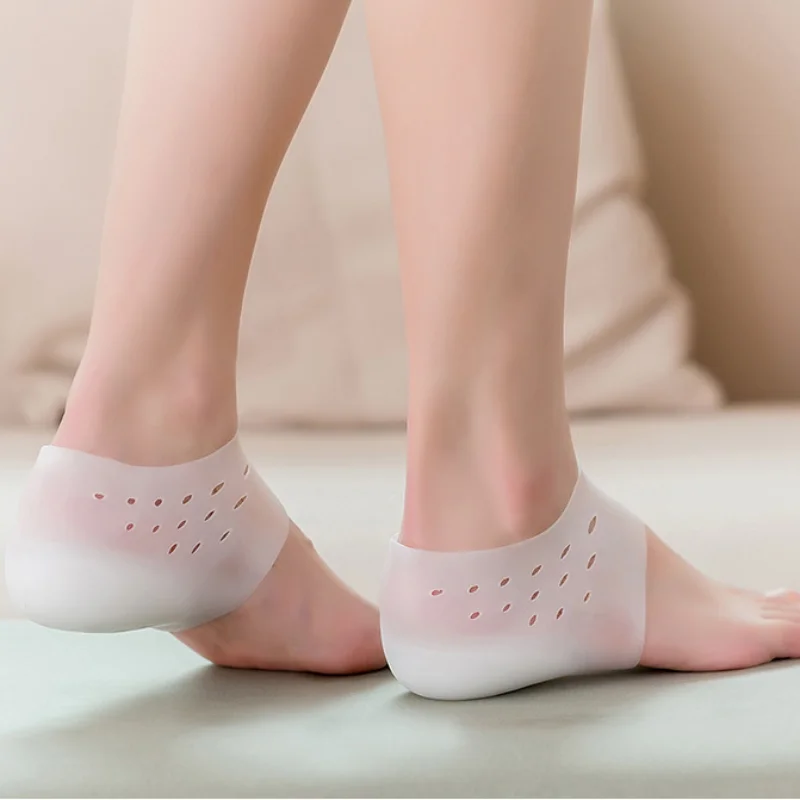 2cm 3cm 4cm Silicone Invisible Height Increase Insole Height Lift Taller 2in1 Soft Sock Shoes Pad for Men Women dropshipping
