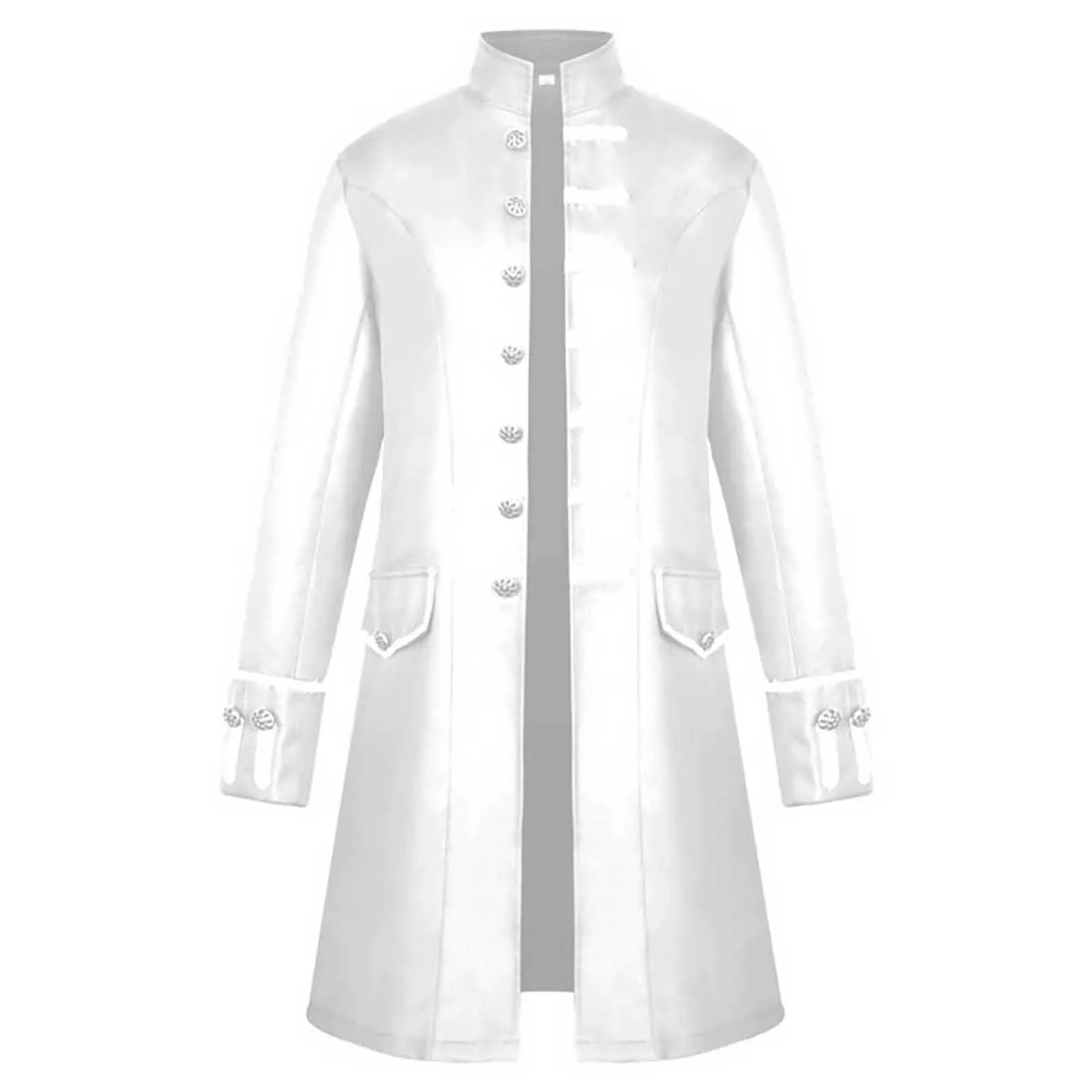 Halloween Men Winter Warm Vintage Tailcoat Jackets Gothic Victorian Medieval Cosplay Costume Overcoat Outwear Tuxedo Coats