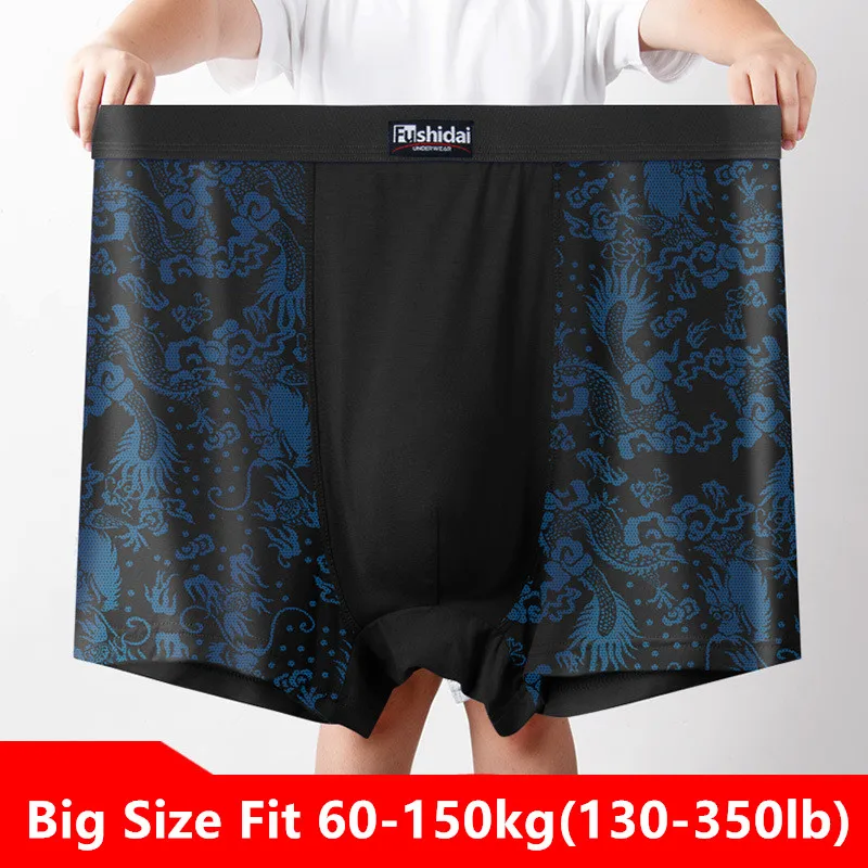 Men Big Size Underwear Underpants Panties Undies Breathable Large Boxer Briefs Shorts Elastic Knickers 5XL 6XL 7XL new 2025 8XL 9XL 10XL