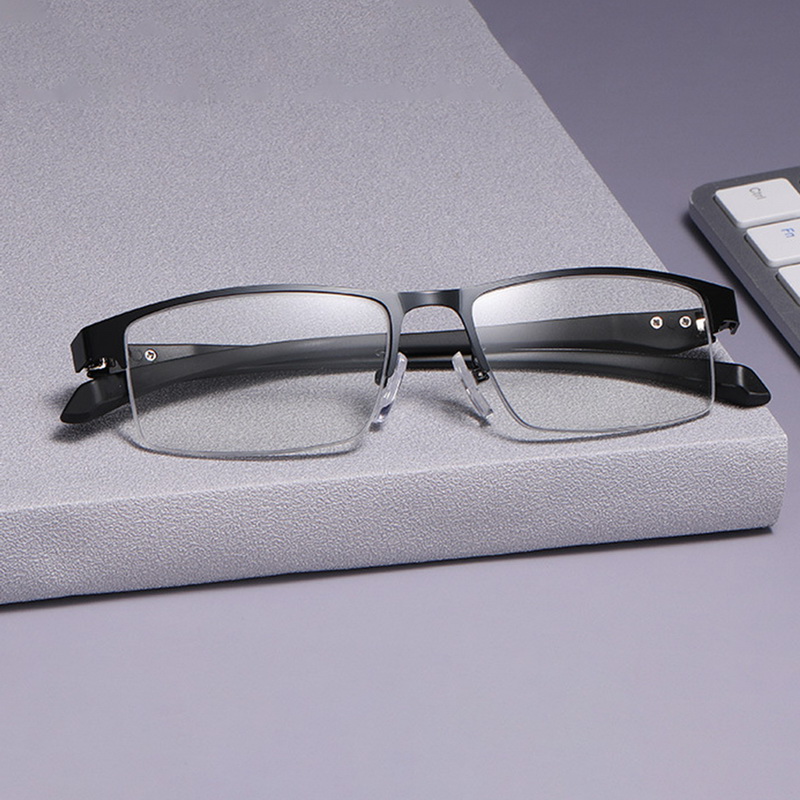 TR90 Titanium Multifocal Reading Glasses Progressive Bifocal Anti Blue Light Eyewear Men Women UV Protect Presbyopic Glasses