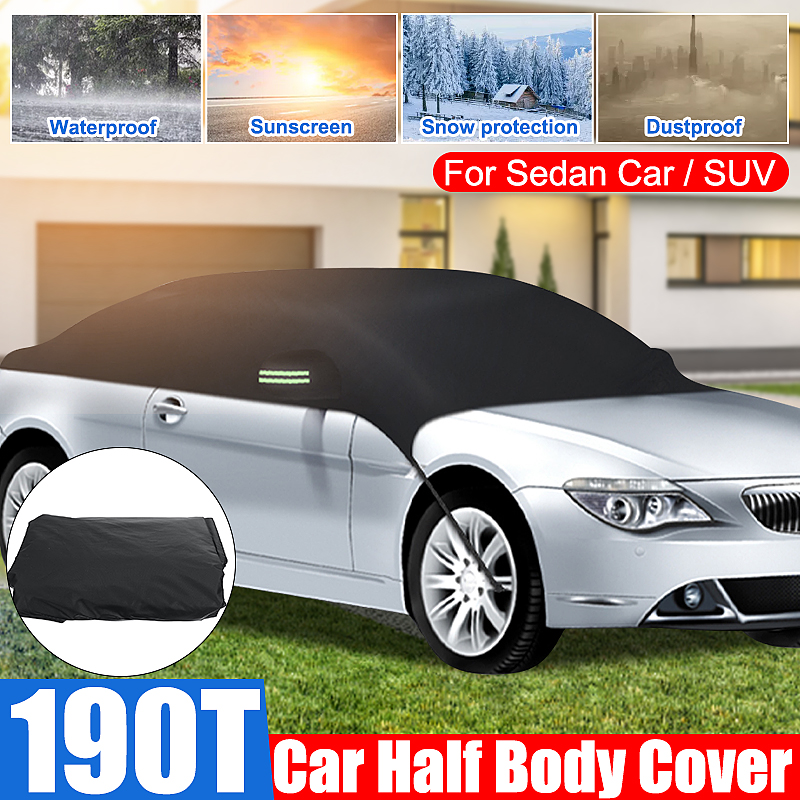 Universal Half Car 2025 Cover Sun Uv Snow Dust Rain new Resistant Durable Covers Car Cover Waterproof Car Sun Shade Cover for Car Care