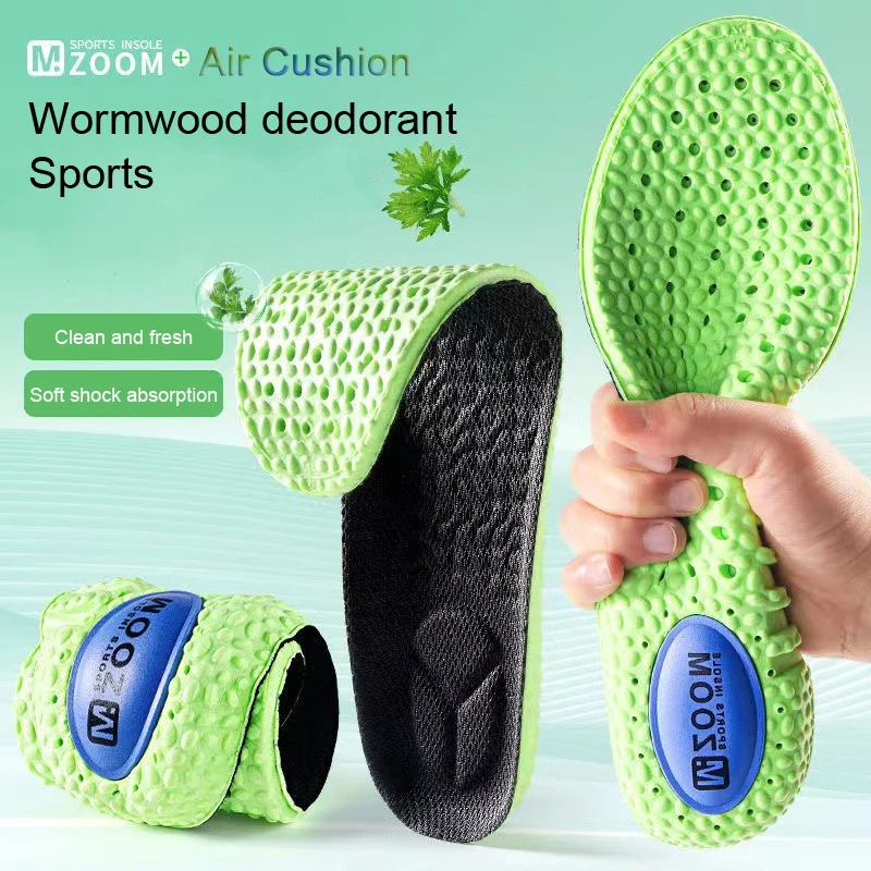 PU Sneakers Insoles for 2025 Shoe Soft Elastic Deodorant Shoe new Pads Insole Orthopedic Arch Support Foot Inserts Breathable Air Cushion