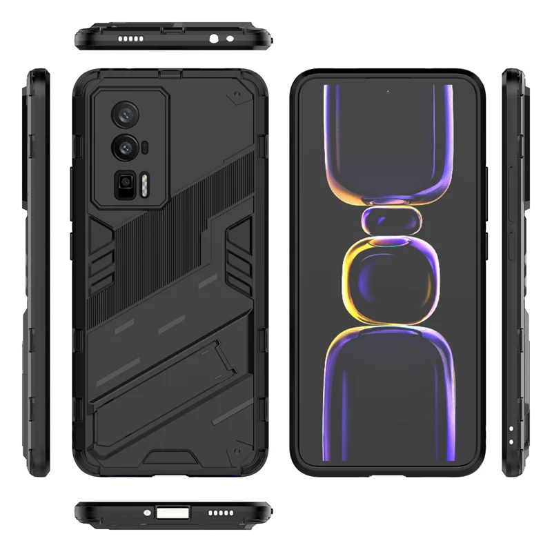 For Redmi K60 Pro Case Armor Shockproof Phone Case For 2025 Xiaomi Redmi new K60 5G K60Pro Car Magnetic Holder Stand Bracket Back Cover