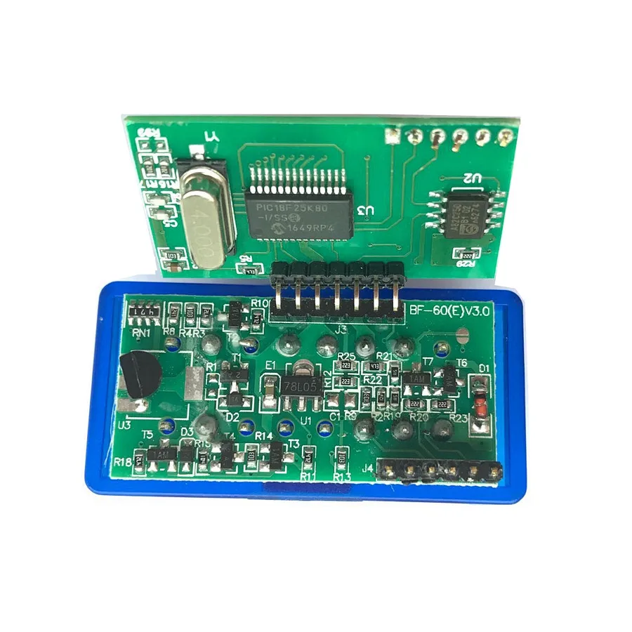 Bluetooth ELM327 Auto V1.5 Dual Double 2PCB PIC18F25K80 chip MINI Inter Face Check V1.5 For 1992-2021 Car Diagnostic Tool