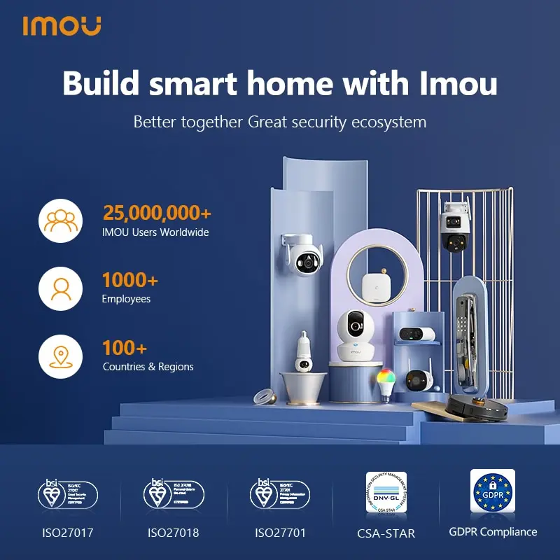 IMOU Bulb Camera 3MP/5MP 3K QHD Bulb&Camera 2 in 1 Wi-fi Two-way Talk Security Surveillance CCTV Camera
