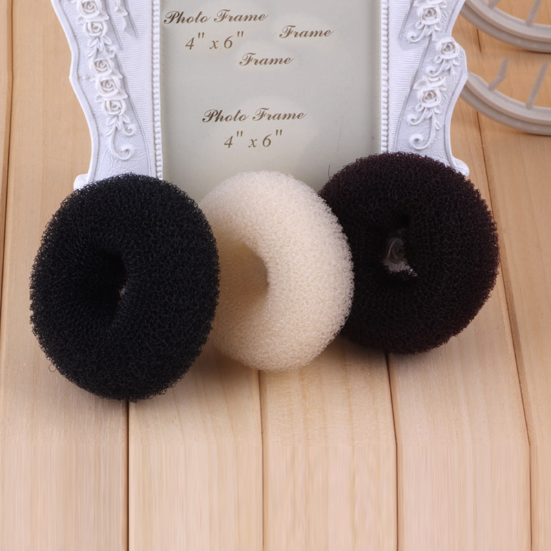 1/3/5PCS M L Black/Brown/Ivory Hair Bun Maker Donut Bagel For Hair Tools Hairpin Hair Accessories For Women Styling Braids