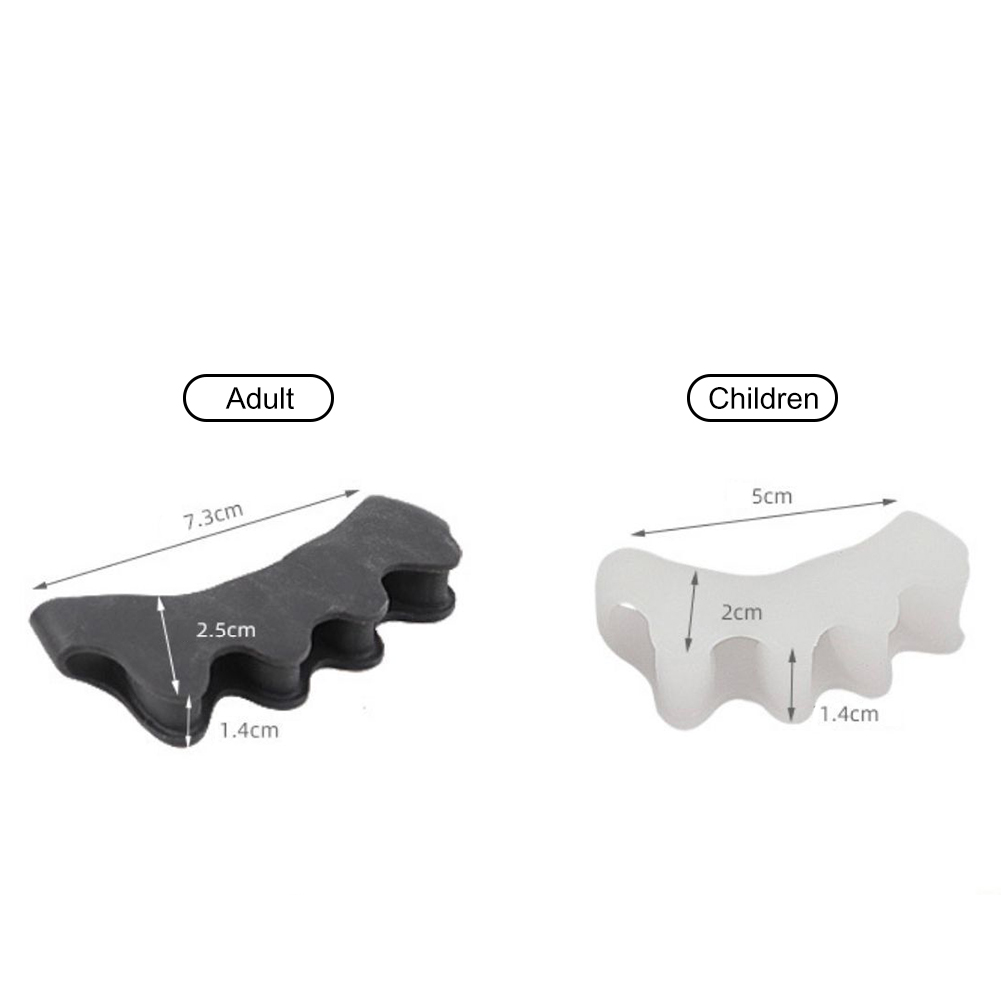 Separator 2pcs Toe Corrector Hallux Valgus Straightener Treatment Foot Care Tool smile