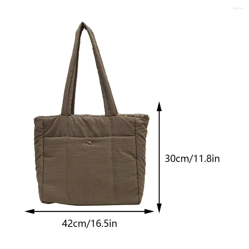 Shoulder Bags Women Puffer Bag Solid Color Single Large Capacity Simple Cloud Fashion For Party Travel Work