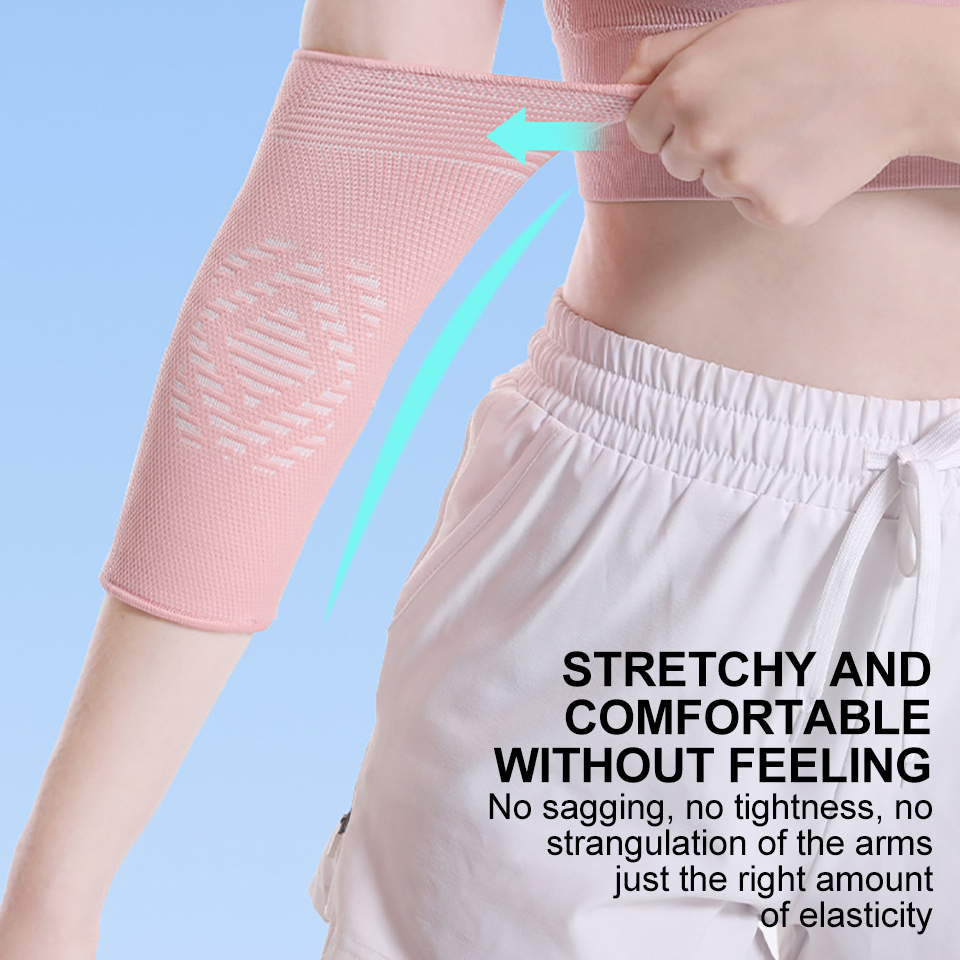 1Pcs Elbow Support Elastic Gym Sport 2025 Elbow Protective Pad Absorb Sweat Sport Basketball Volleyball Tennis Arm Sleeve new Elbow Brace