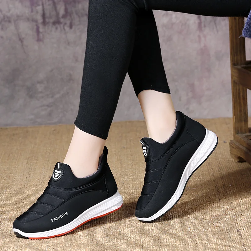 Winter Snow Booties Women Waterproof Flat new Male Casual Winter Plush Warm Shoes Ankle Boots for Men 2025 Plus Size Couple Shoe Non-Slip