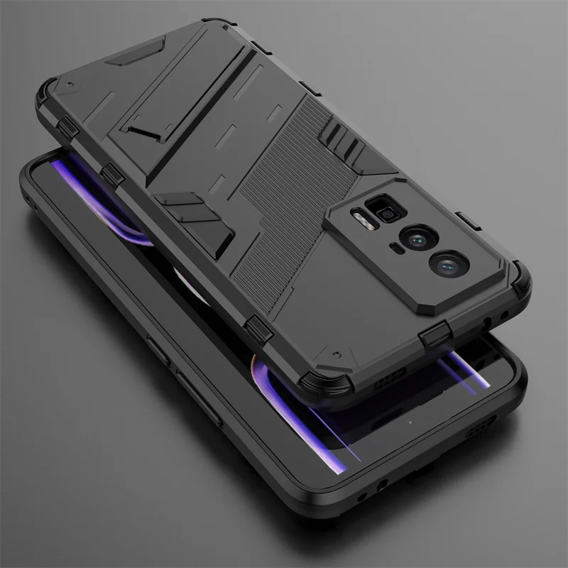 For Redmi K60 Pro Case Armor Shockproof Phone Case For 2025 Xiaomi Redmi new K60 5G K60Pro Car Magnetic Holder Stand Bracket Back Cover