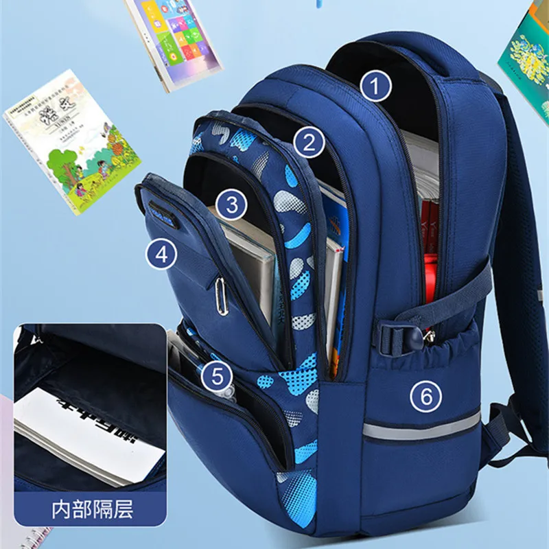 Fengdong kids 2025 school bags new for boys waterproof school backpack large capacity book bag primary school supplies children bag gift