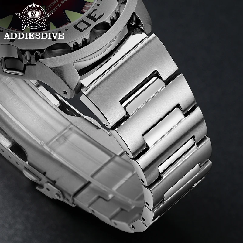 ADDIESDIVE Men's Monster Watches C3 Super Luminous Dial NH36 Sapphire Crystal 20Bar Diver Automatic Mechanical Watch reloj hombr