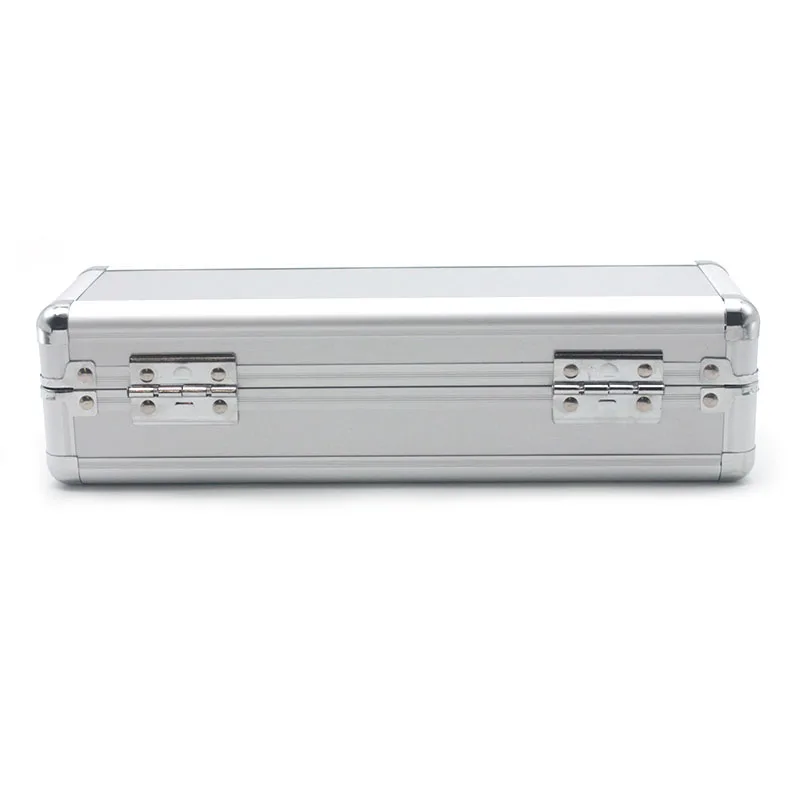 Aluminum Tool Box Portable Instrument Box Storage Case with Sponge Lining Handheld Impact Resistant ToolBox