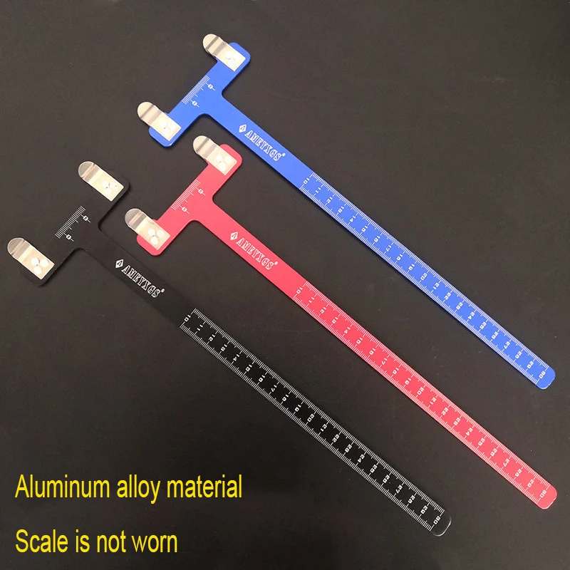 Industrial T Square Bow Ruler 11.8 Inches 2025 new Archery Bow Square T Shape Measurement Tool for Recurve Bow and Compound Bow 4 Colors