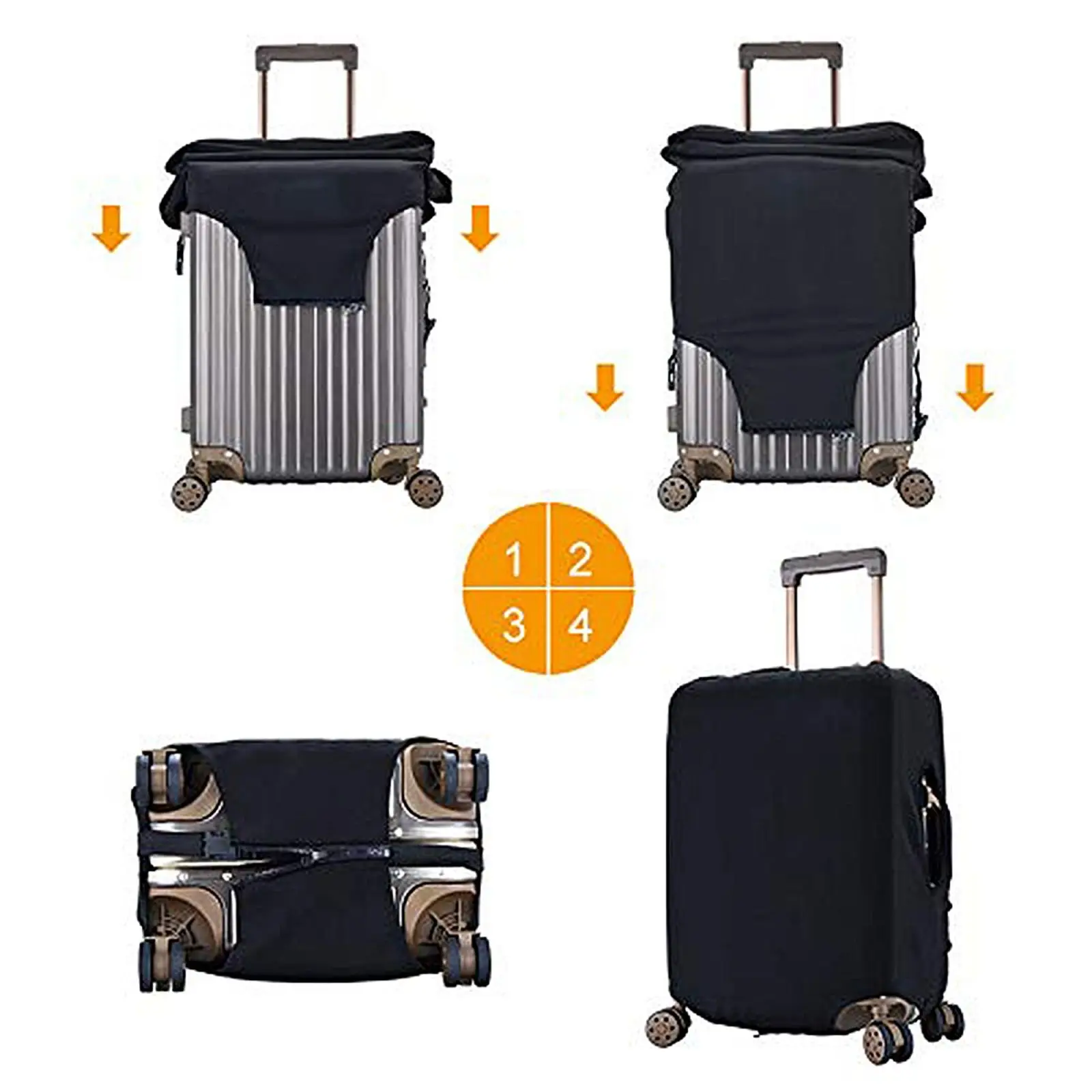 Customize Suitcase Cover Washable Spandex Elastic new 2025 Lage Baggage Cover Protector,Custom Desig