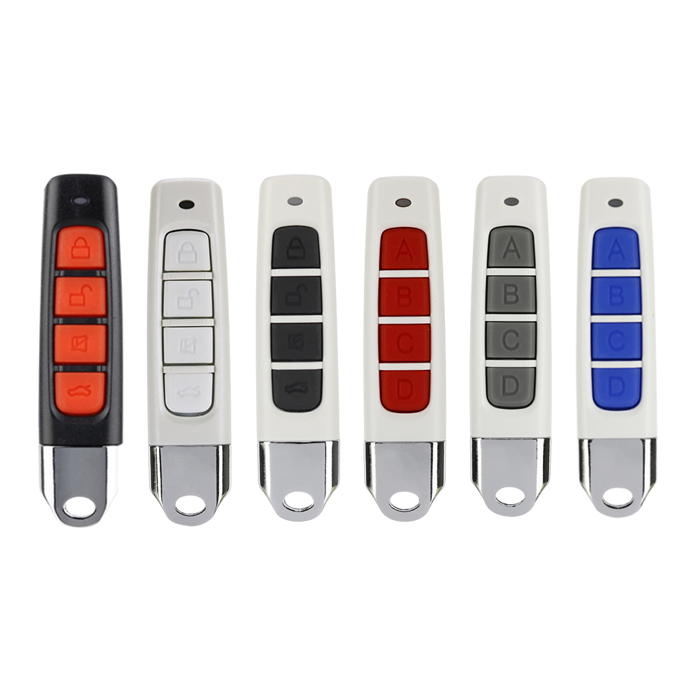Remote Copy Controller Plastic 433MHz 4 Keys Remote Control Duplicator Multifunctional Copy Duplicator for Garage Gate smile