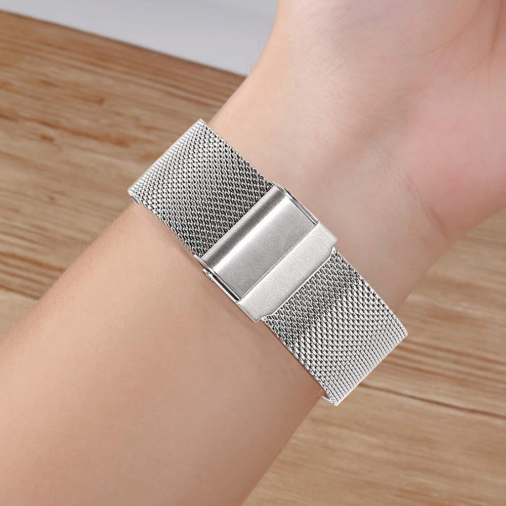 22mm Mesh Watch Band new For Huami Amazfit GTR 4 3 Pro 2 2e Bip 5 ese Bracelet Wrist Strap 2025 Loop For GTR 47mm Pace Stratos Clasp