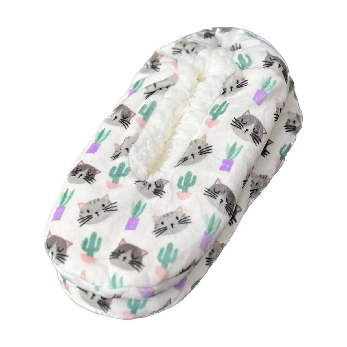 Fluffy Female Floor Slipper Womens Dinosaur Snowman Winter Shoes Thick Plush Anti Skid Grip Cute Funny Indoor Home House Shoes