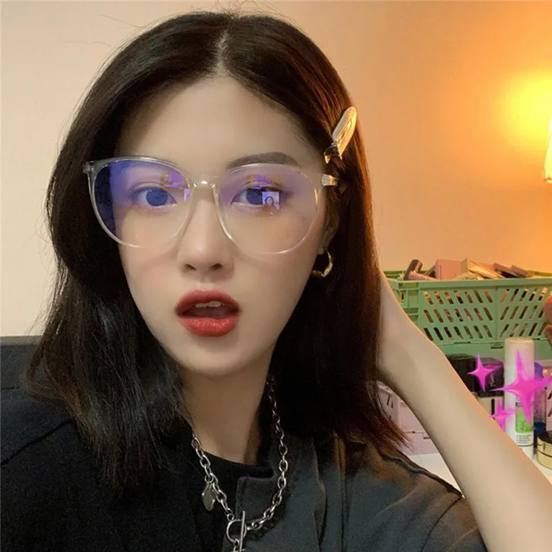 Blue Light Blocking Glasses 2025 Computer Game Eyeglass Women Anti Blue Light new Transparent Classic Optical Plain Spectacles Glasses