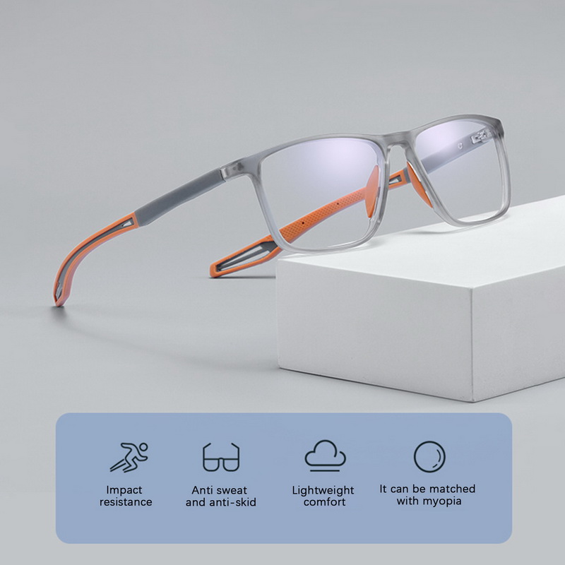 Ultra-Light Silicone Reading Glasses TR90 Sport Anti-blue Light Presbyopia Eyeglasses Women Men Optical Eyewear Diopters To +6.0