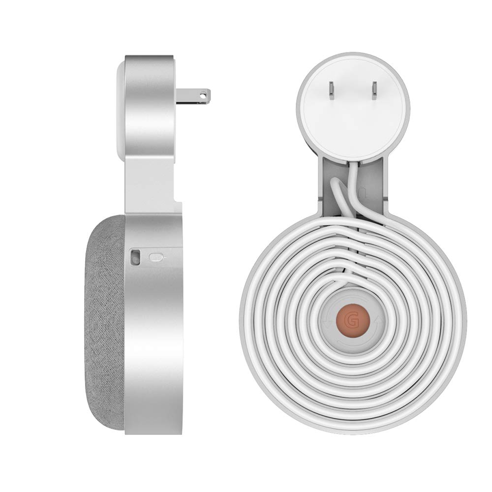 Outlet Wall Mount Holder Home (1st Nest (2st Gen) Cord Management For Google Mini Smart Speaker