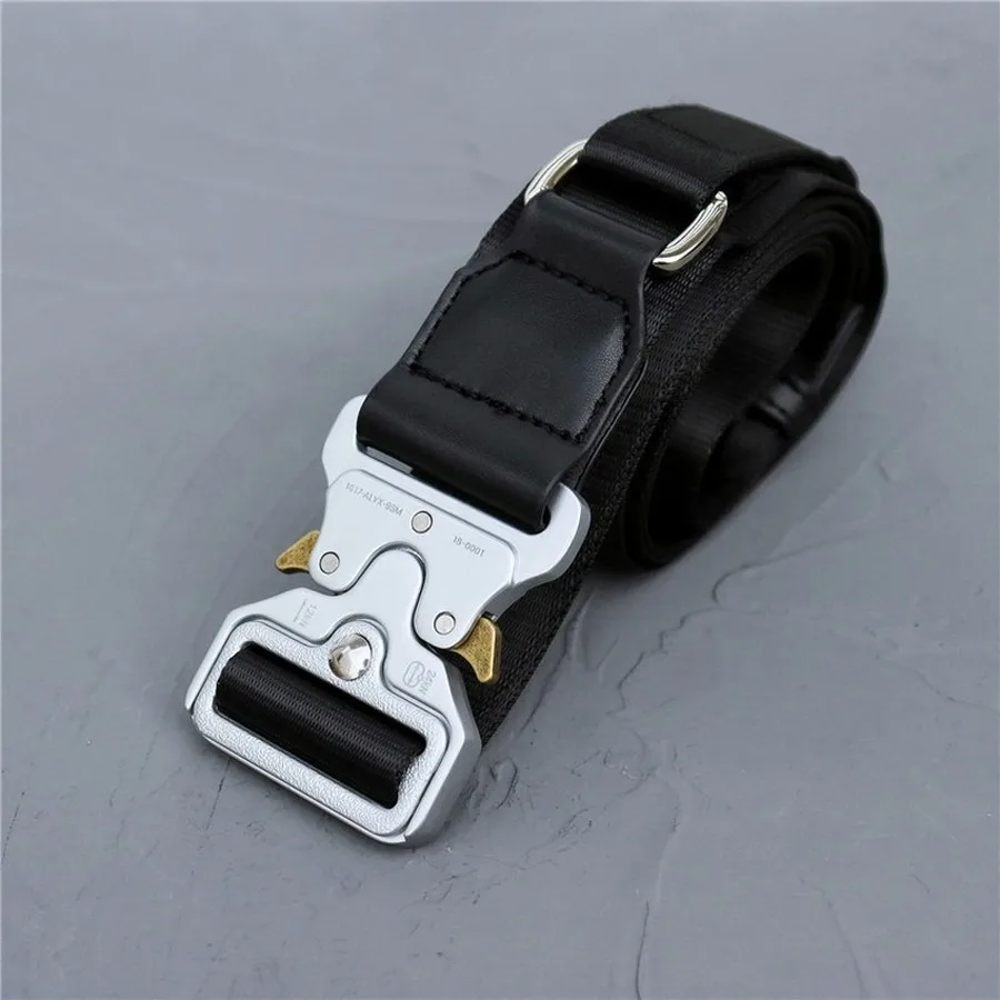 New ALYX Roller Belt Men Women Lasered Logo Buckle 1017 ALYX 9SM Belts CLASSIC SIGNATURE STRAP y2k