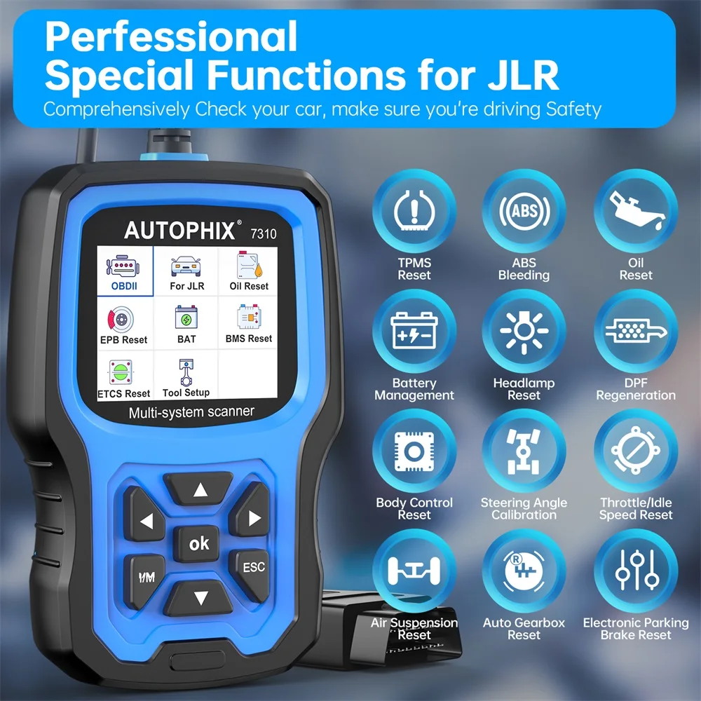 AUTOPHIX 7310 OBD2 Scanner For Land Rover For Jaguar All Systems Car Code Reader Oil DPF ABS Diagnostic Tool for JLR After 1996