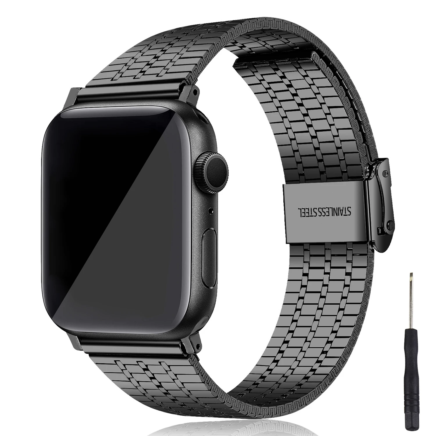 Stalowy pasek do zegarka Apple Watch Ultra 49mm Serie 8 7 6 5 4 Se pasek 44mm 45mm 40mm 41mm 42mm 38mm bransoletka iWatch Stainelss