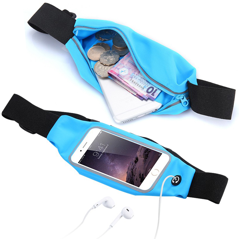 new Cell Phone Belt Running Bag Waist Smartphone Case Waterproof Cover Transparent Pouch Exercise Gym Fanny Pack 2025 For Phone Sport