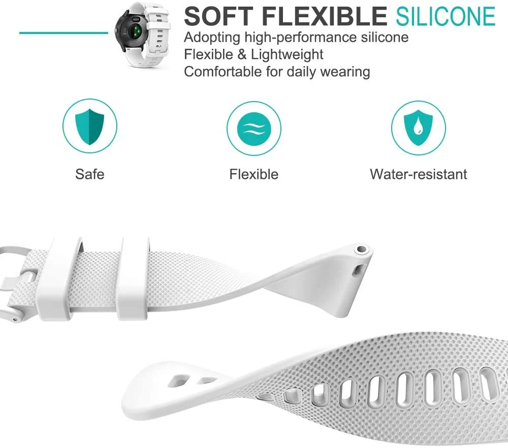 Watchband 20mm 18mm Strap For Huawei Watch GT 4 41mm /GT 3 Pro 43mm /GT3 GT2 42mm Smartwatch Silicone Women Girl Bands Bracelet