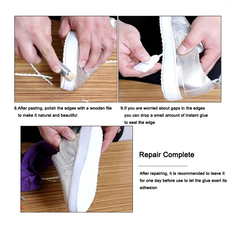 Rubber Full Soles for Shoes Outsoles Insoles Anti Slip Ground Grip Sole Protector Sneaker Repair Worker Shoe Self Adhesive Pads 240318