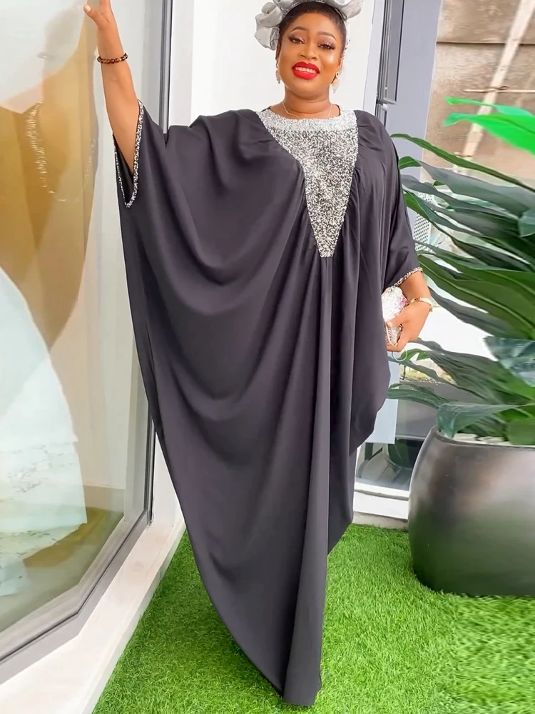 White Dresses For Women 2024 Dubai African Abayas Kaftans Long Sleeve Party Gown Turkey Wedding Boubou Ankara Robe Clothing