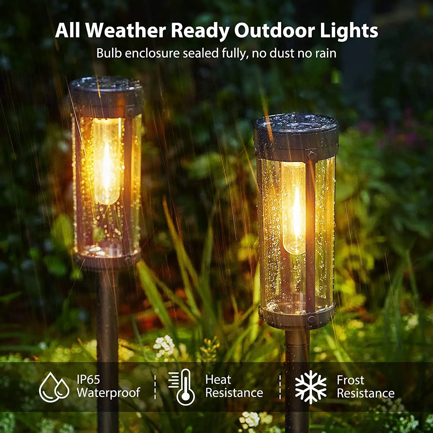 Solar Led Lights Outdoors Lighting Waterproof IP65 Garden Decorative Lamp Lighting for Yard Lawn Patio Garland Landscape Light - view 4