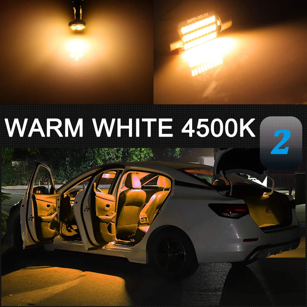 Car LED Interior Lights Canbus For Peugeot 207 307 407 106 107 108 206 308 508 206 2008 3008 4007 4008 5008 RCZ Auto Accessories