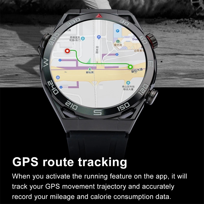 For Huawei Xiaomi NFC Smart Watch Men GPS Tracker AMOLED 454*454 HD Screen Heart Rate ECG+PPG Bluetooth Call SmartWatch 2023 New