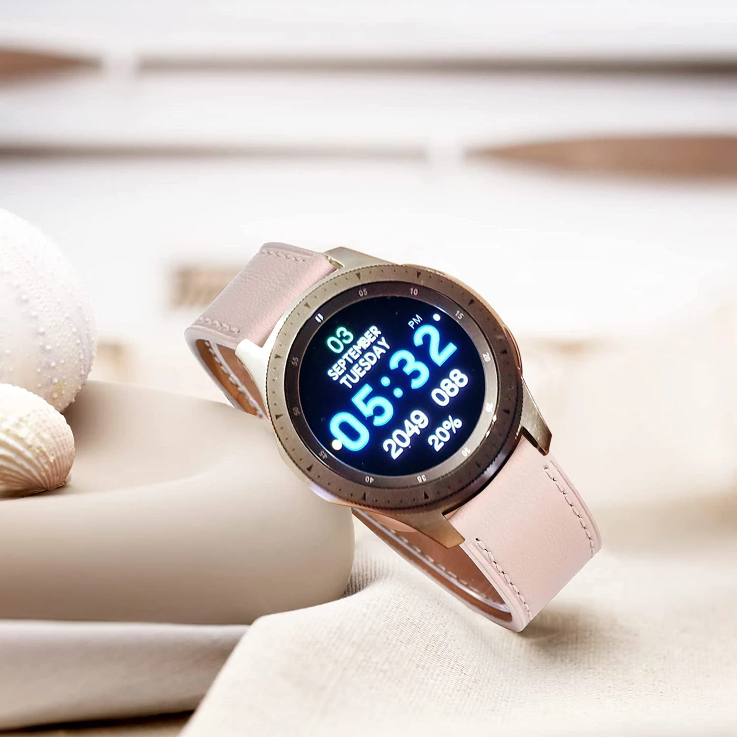 20mm Leather Strap for Amazfit GTS 2/3/4 Band for Samsung galaxy 5/pro Gear S2 Watchband for Huawei gt 2e galaxy watch 4 Classic