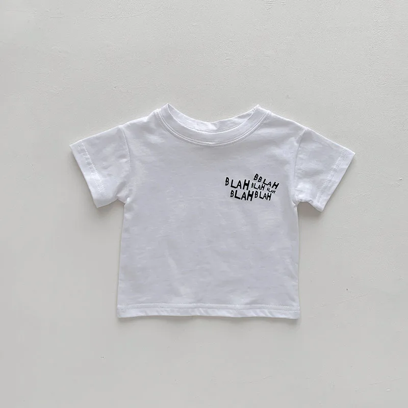 CEL 2024 Summer Toddler Baby Clothing Set 2025 Girls T-shirt Suit Infant Solid new Tee and Denim Overall Shorts Boys Outfit