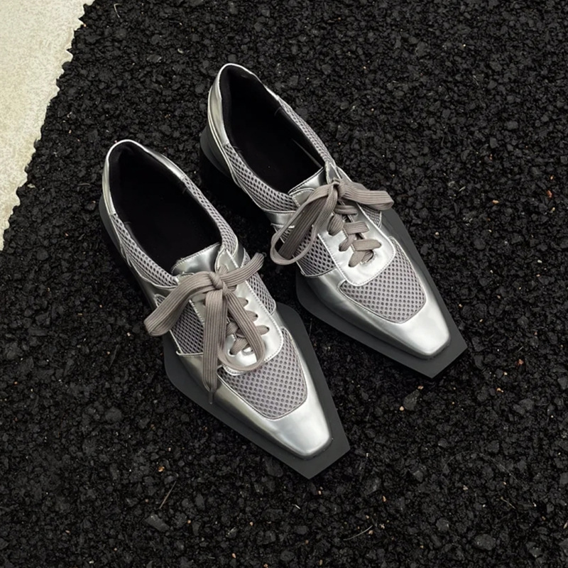 2025 new 2023 Spring f9f24 Mary Jane Pumps Women Low Heels Elegant Leather Pointed Toe Footwear Party Office Lady Shoes